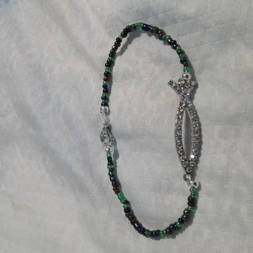 Handcrafted fishers of men bracelet/anklet